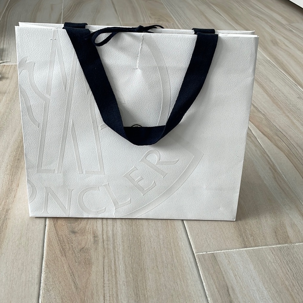 Moncler paper bag